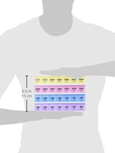 0383 Pill Case- 4 Row 28 Squares Weekly 7 Days Tablet Box Holder Medicine Storage Organizer Container - SkyShopy 0383 Pill Case- 4 Row 28 Squares Weekly 7 Days Tablet Box Holder Medicine Storage Organizer Container - SkyShopy